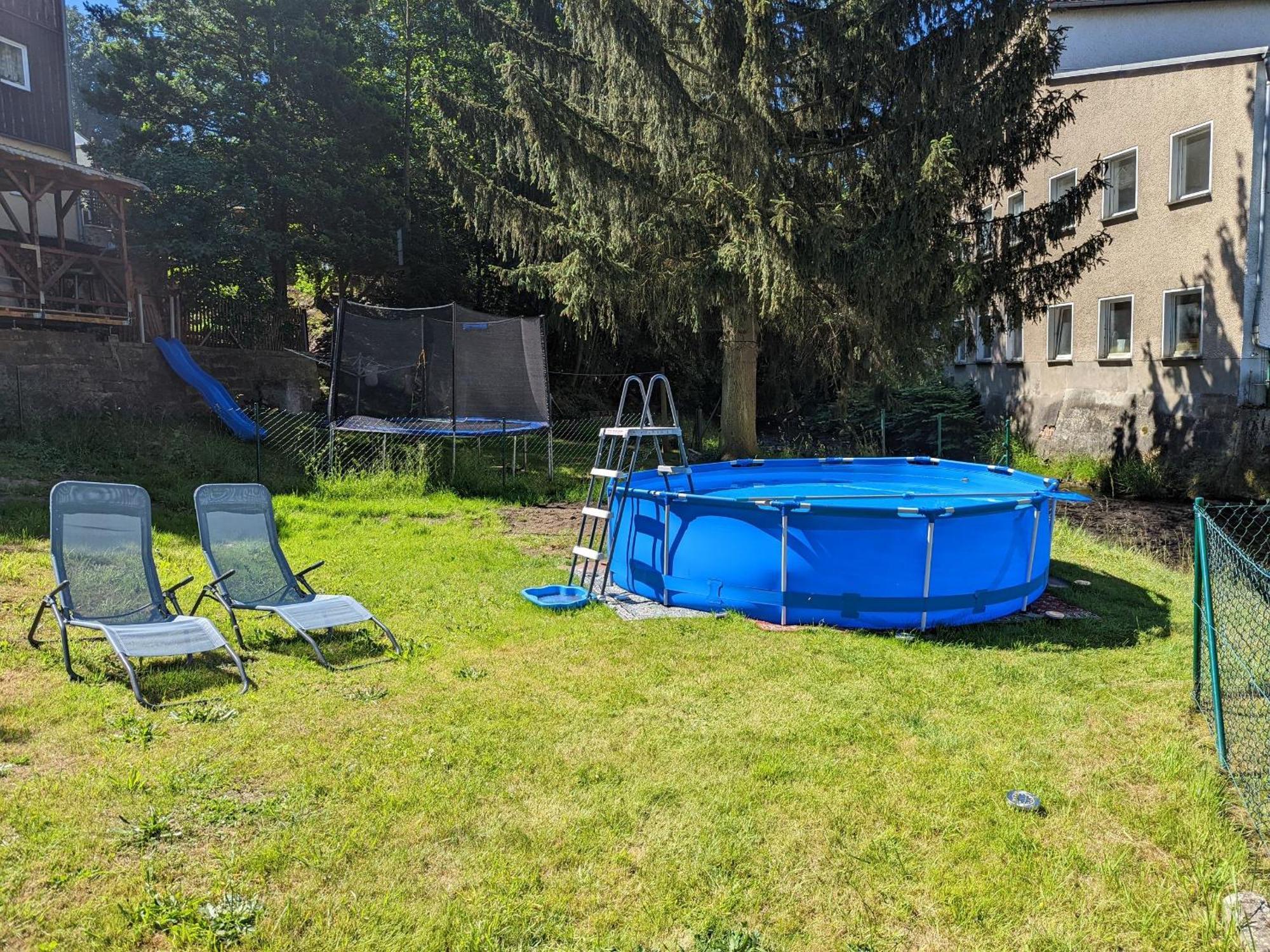 Hw3 - Urlaubsmagie - Helle, Grosse Wohnung Mit Pool Sebnitz Exterior photo